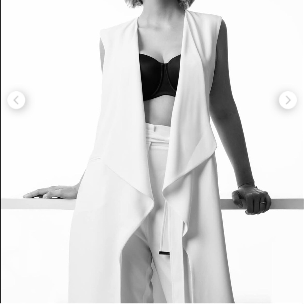 Marciano White Long Stylish Vest - Size M